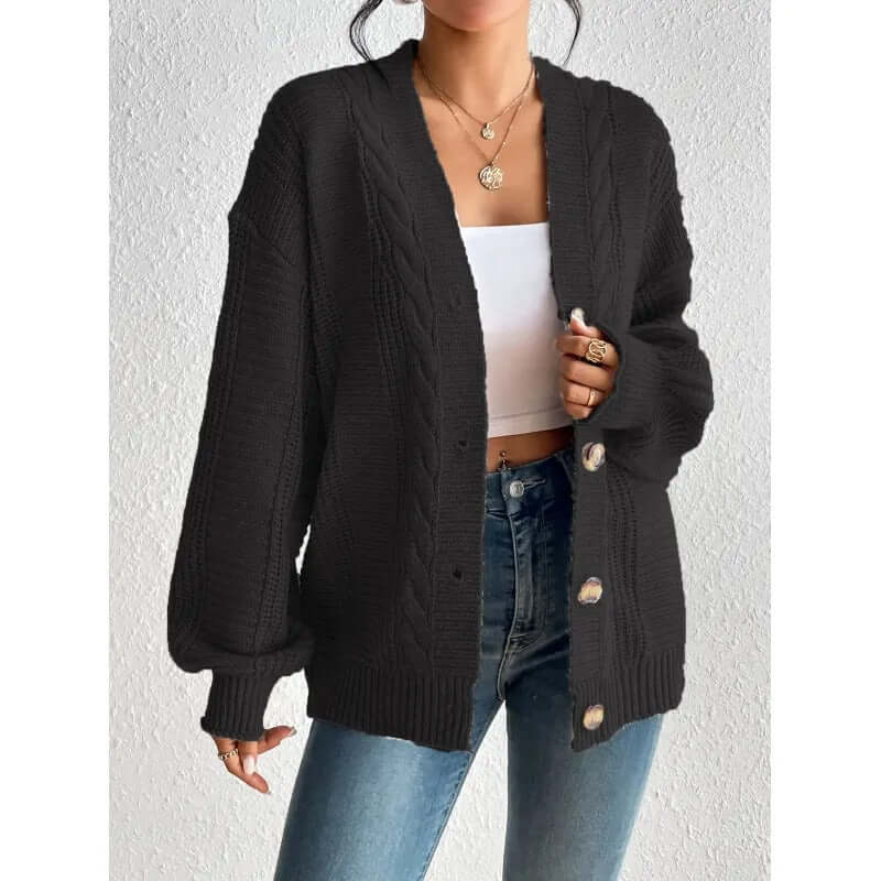 Women's Knitted Cardigan Sweater