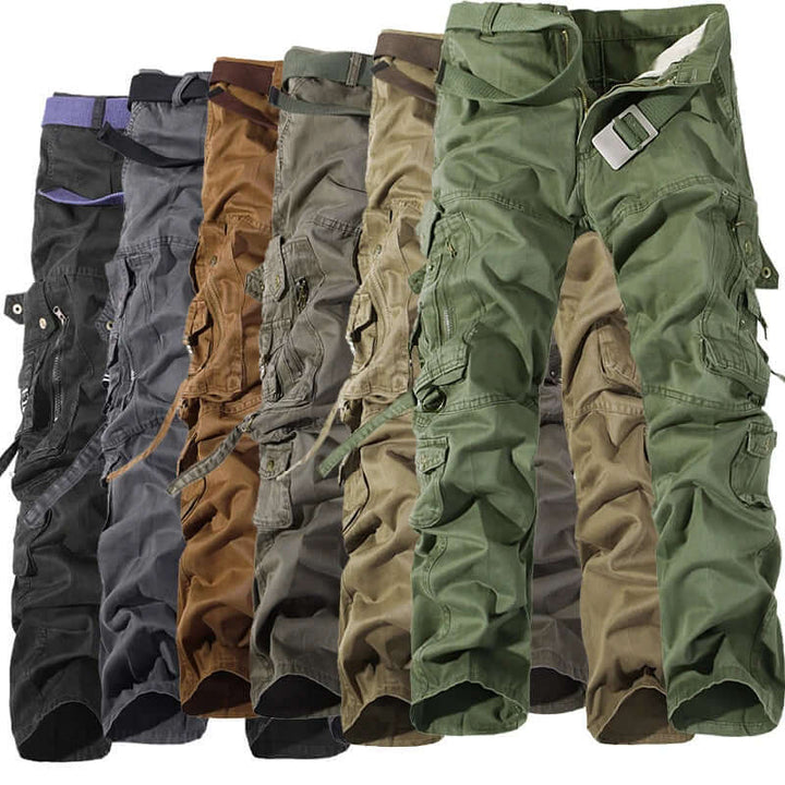 Men's Camo Combat Cargo Trousers