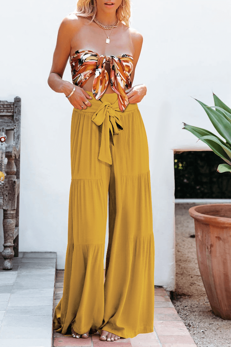 Women's Loose High Waist Wide Leg Pants