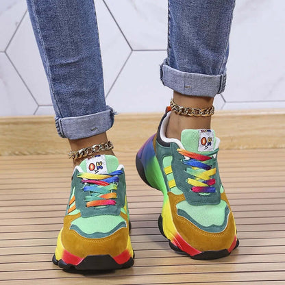 Women's Colorful Chunky Trainers