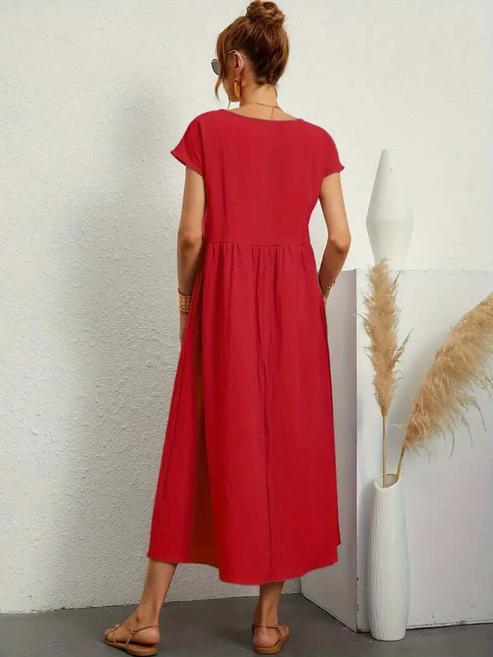 Summer Sleeveless Dress with Handbag