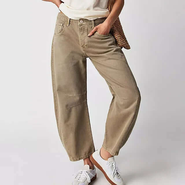 Women's High-Waisted Wide Leg Jeans
