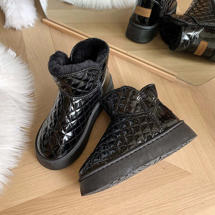 Women's Waterproof Chunky Sole Ankle Boots