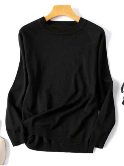 Women's Striped Knitted Pullover Sweater