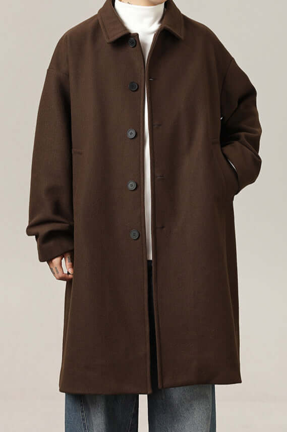 Men's Classic Oversized Wool Coat