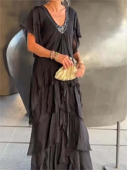 Women's Summer Dress with Sleeves
