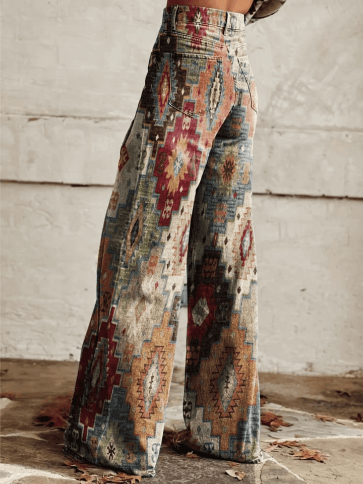 Women's High-Waisted Wide Leg Trousers