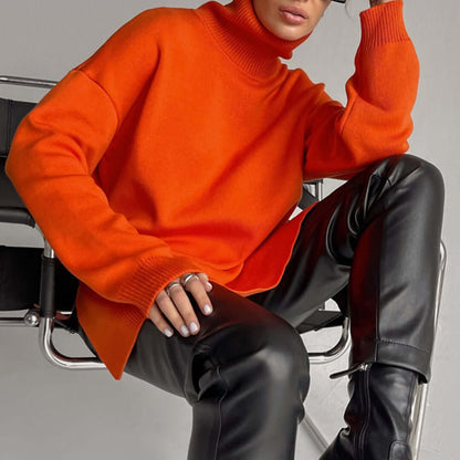 Women's High-Neck Sweater