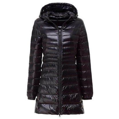 Women's Lightweight Long Down Jacket