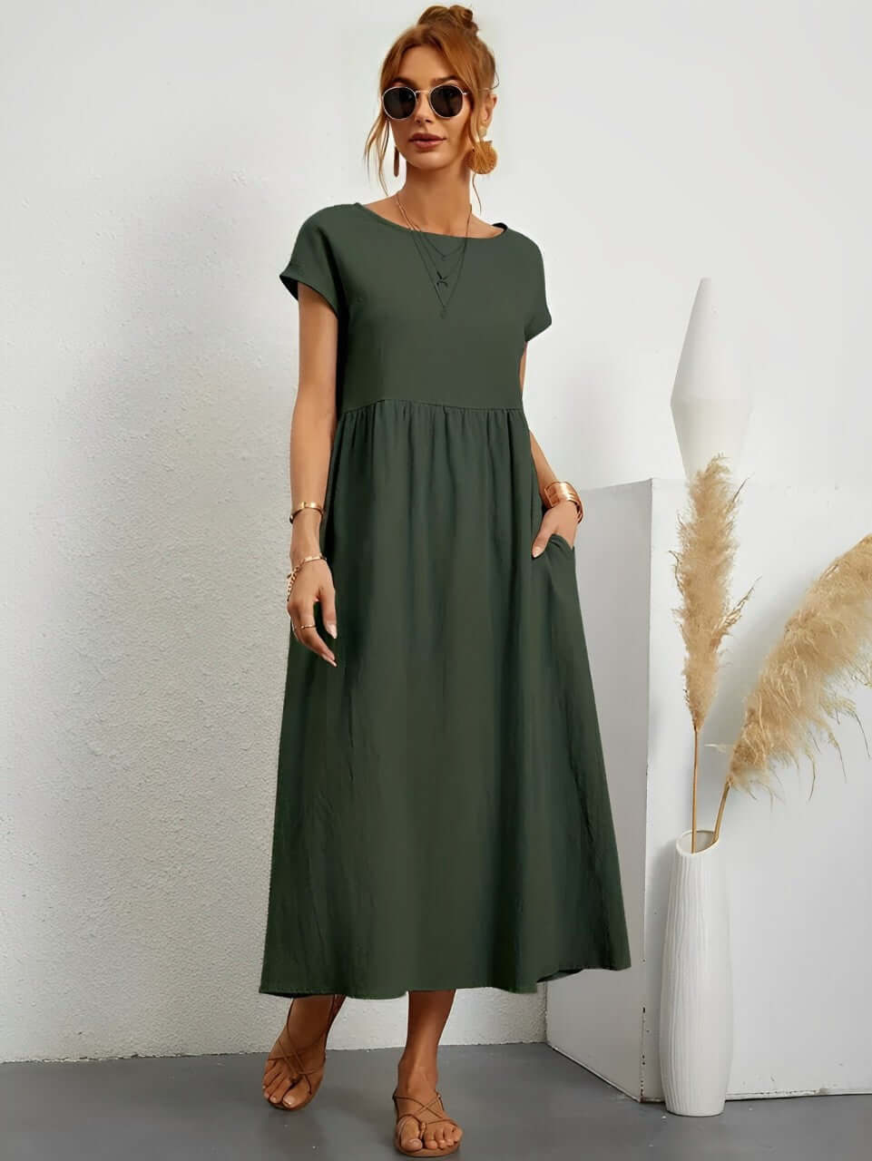 Summer Cotton Dress - Breathable & Comfortable