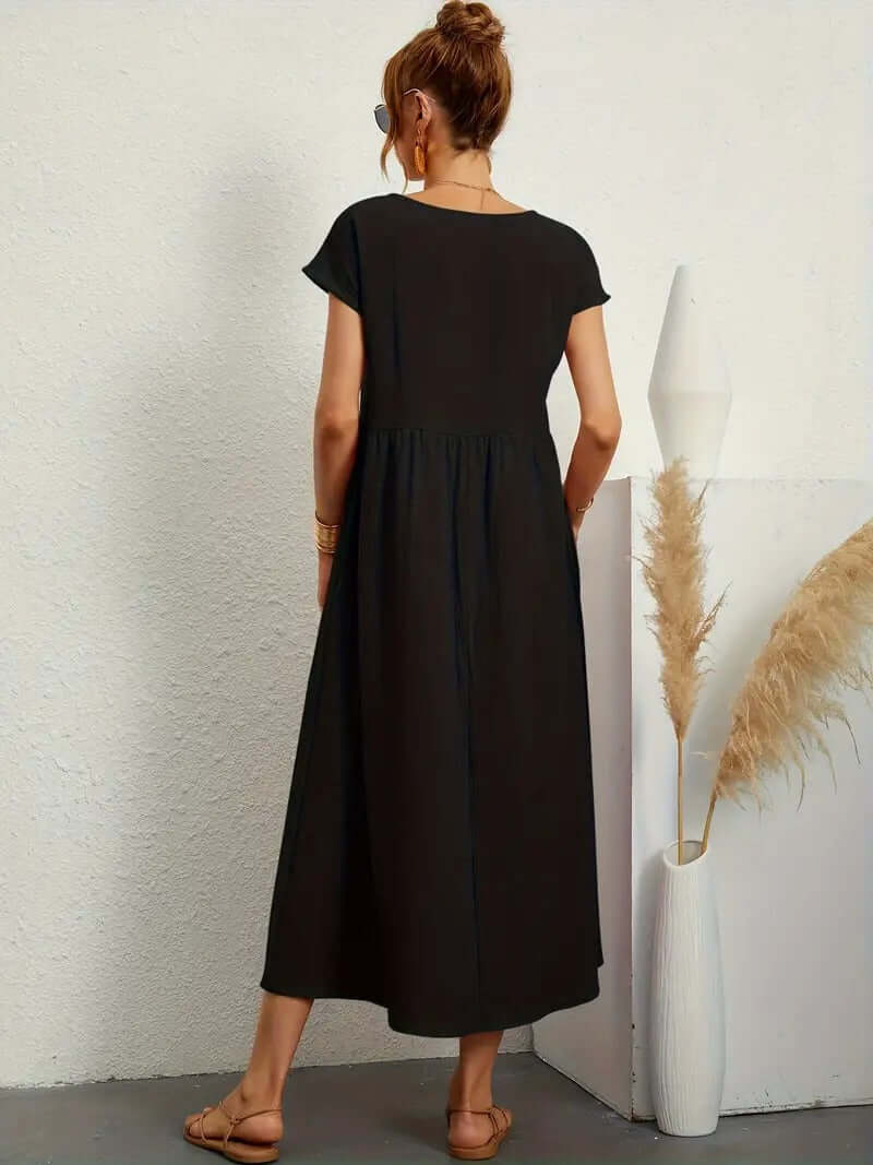 Summer Sleeveless Dress with Handbag