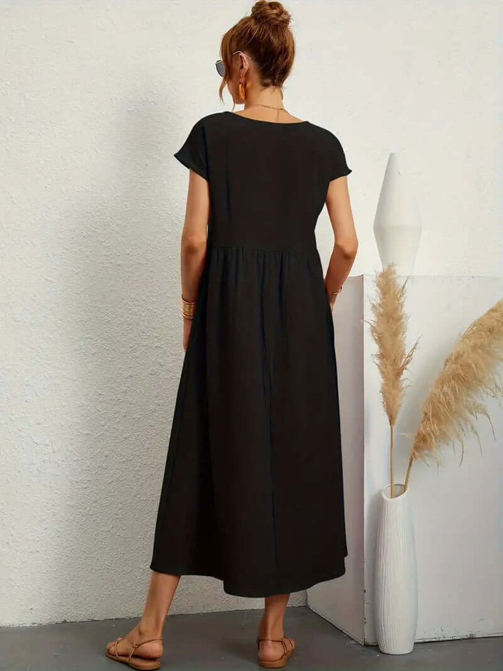 Summer Sleeveless Dress with Handbag