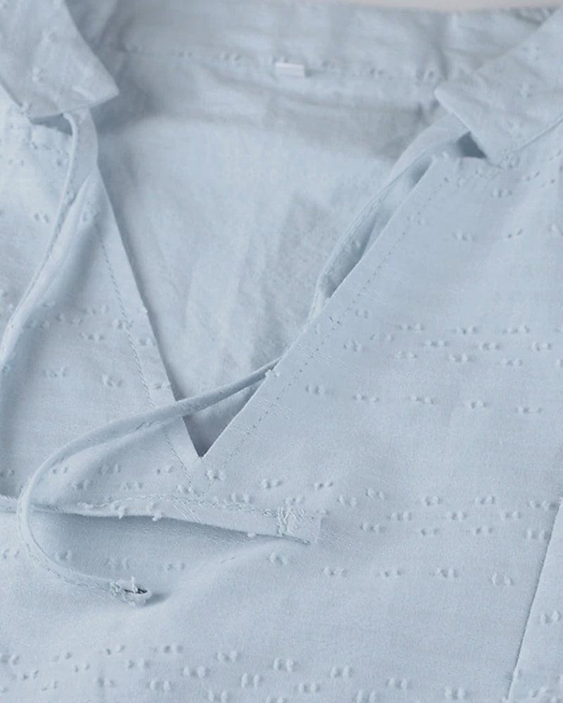Women's Longline Button-Down Shirt Dress