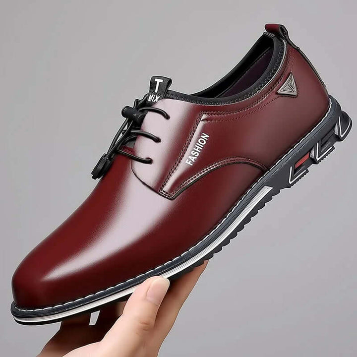 Men's Pointed Toe Casual Lace-Up Shoes