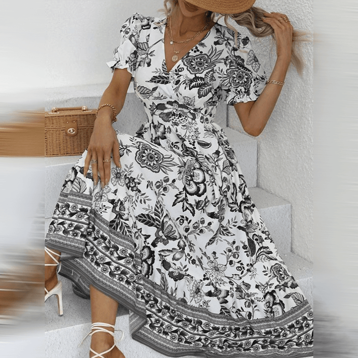 Floral Dress - Elegant & Timeless