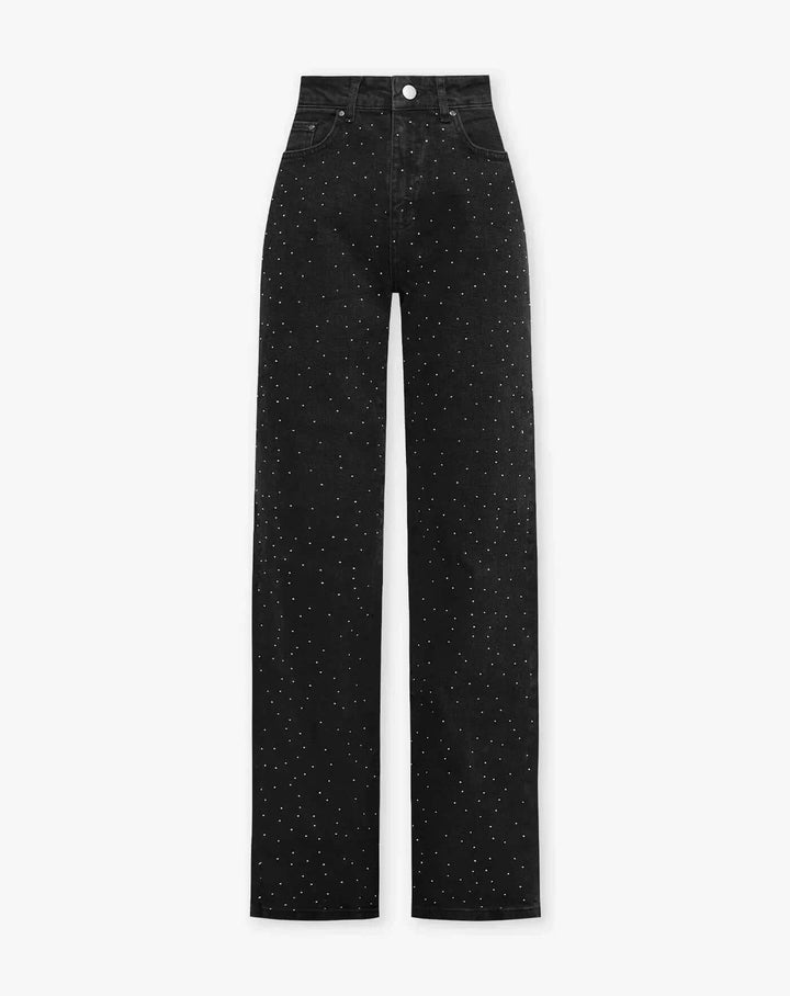 Women's Embellished Straight Leg Jeans