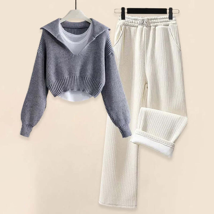 Women's Knitted Lounge Set