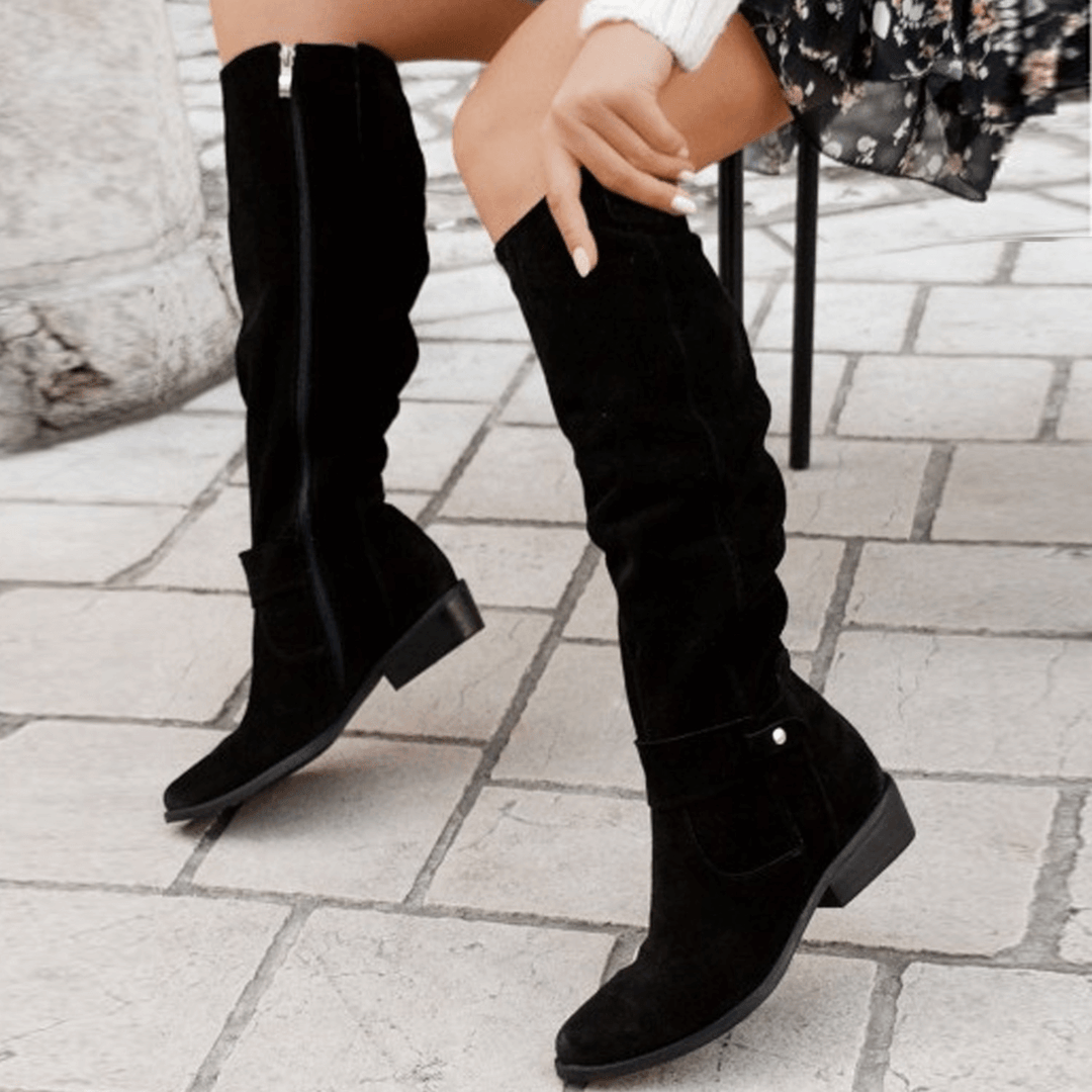 Women's Knee-High Suede Boots