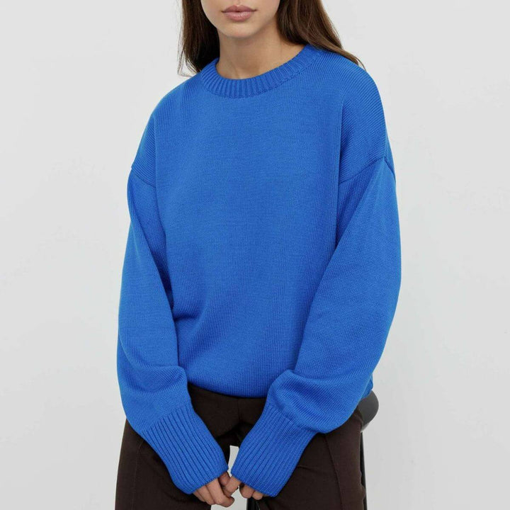 Women's V-Neck Ribbed Knit Sweater