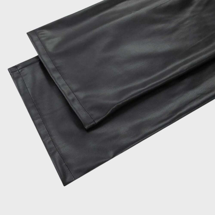 Women's High-Waisted Straight Leg Trousers