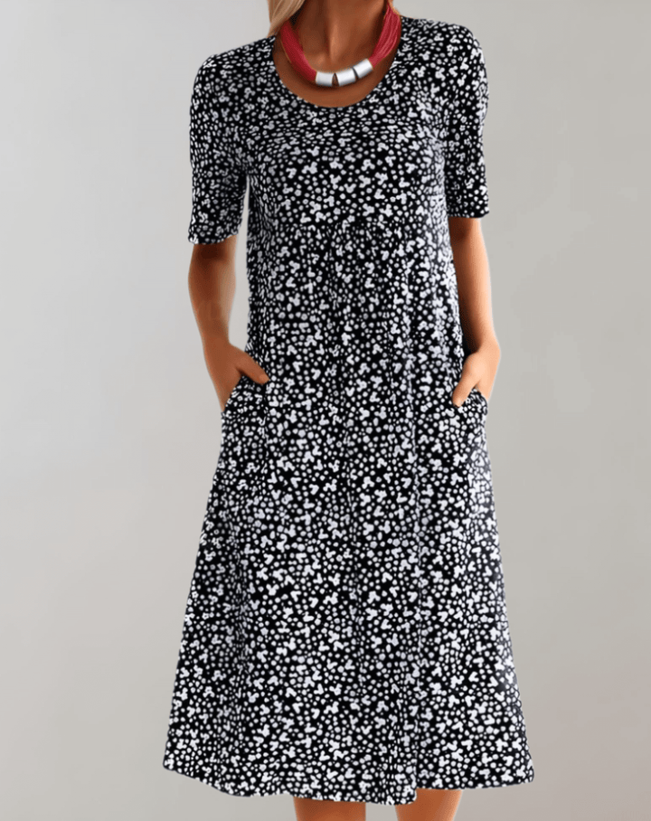 Women's Lightweight Summer V-Neck Dress