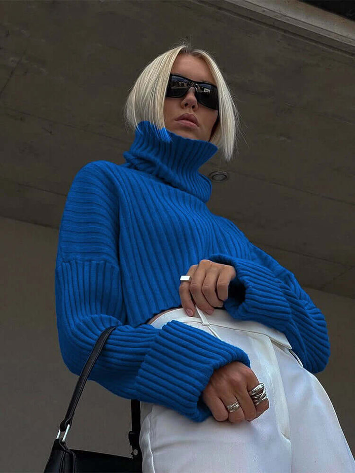 Women's Winter Long Sleeve Knitted Pullover Sweater
