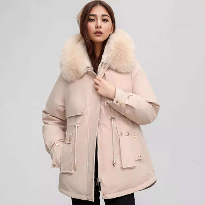 Women's Winter Faux Fur Collar Coat