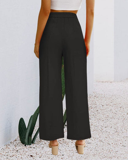 Women's Elegant Wide-Leg Trousers