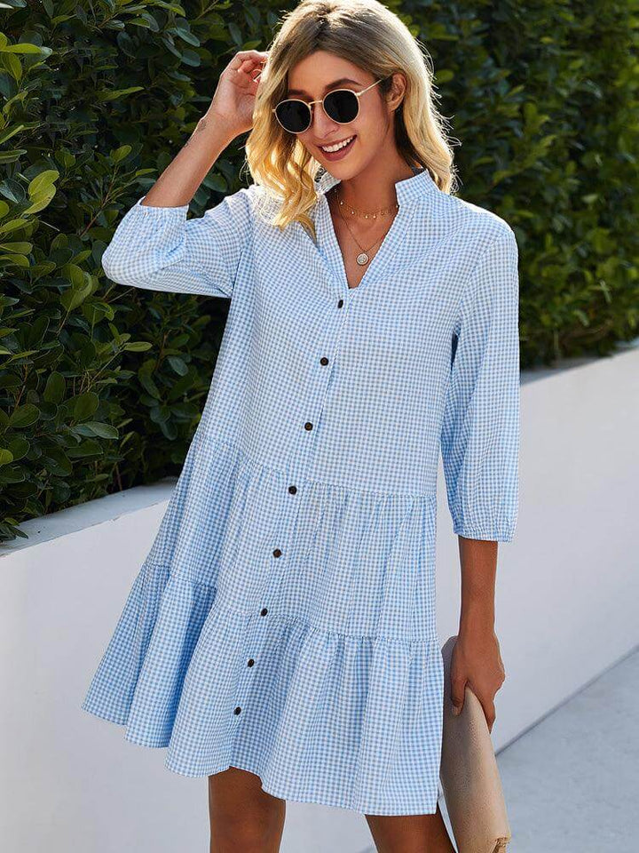 Women's Light Blue Summer Dress