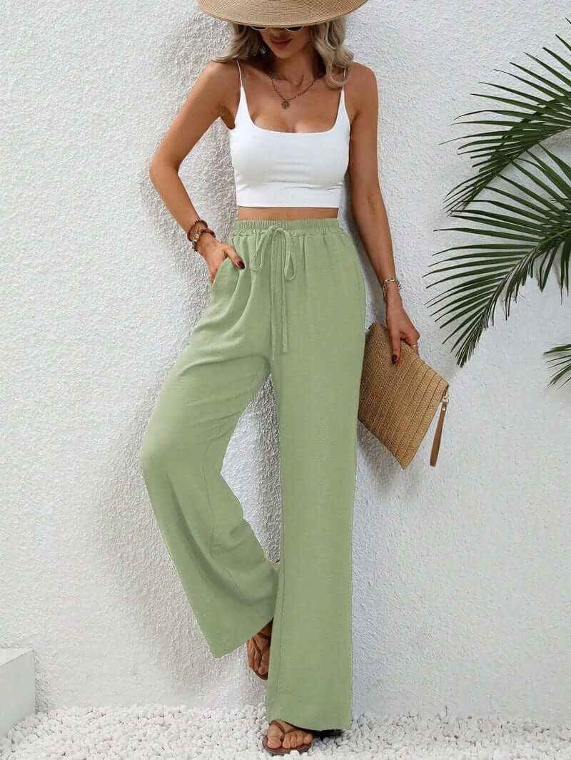 Linen Trousers - Comfortable Fit