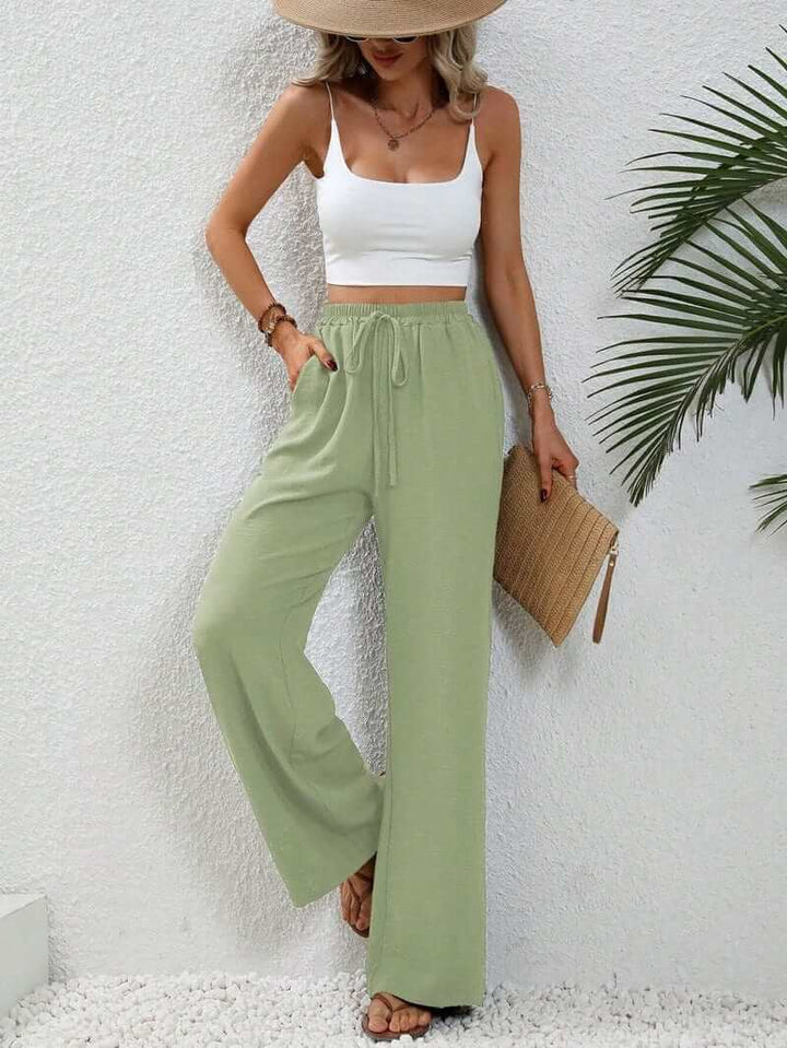 Linen Trousers - Comfortable Fit