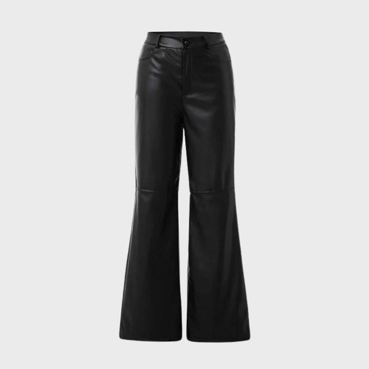 Women's High-Waisted Straight Leg Trousers