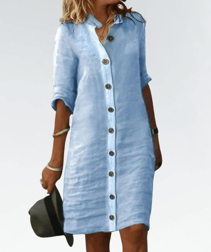 Summer Button-Down Dress
