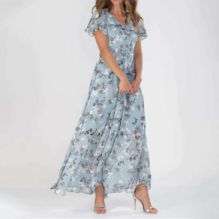 Women's Floral Print Maxi Dress