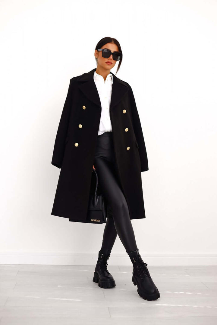 Women's Fitted Double-Breasted Jacket