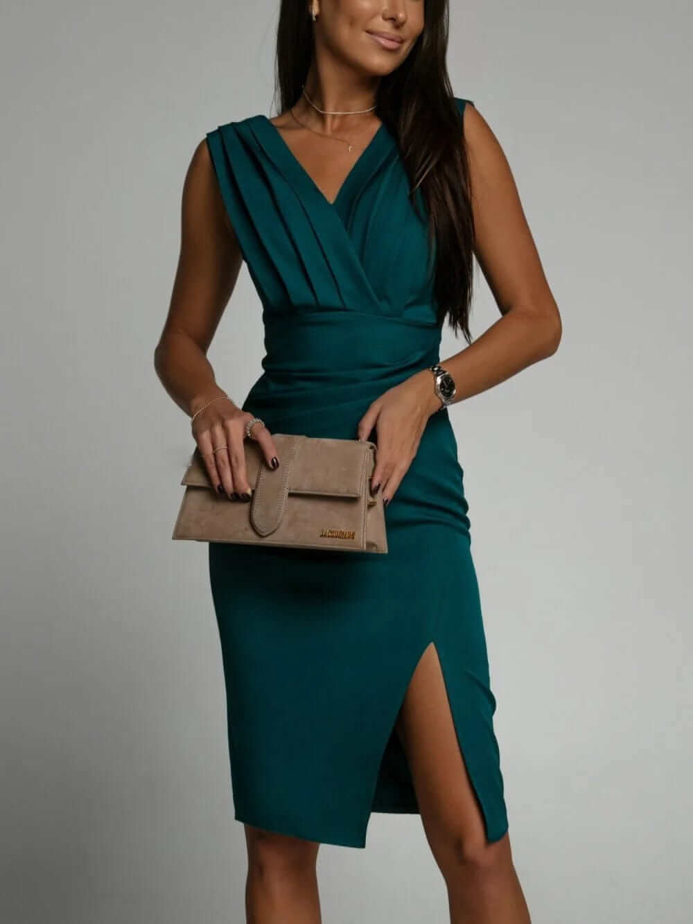 Elegant Midi Bodycon Dress