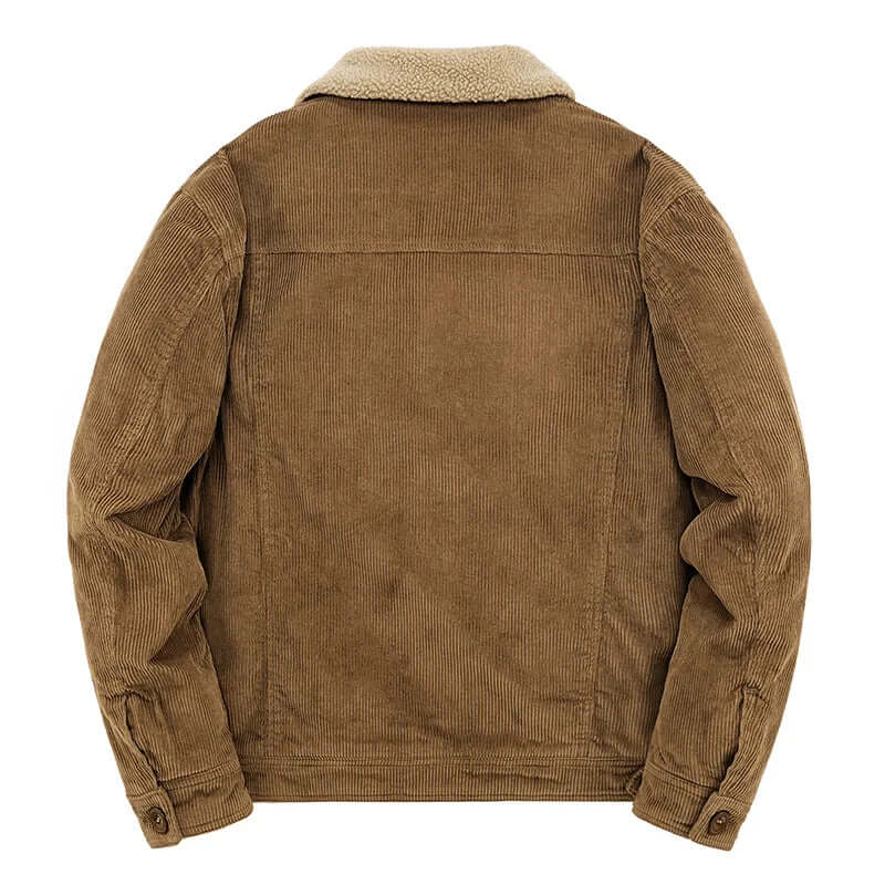 Men's Casual Corduroy Windbreaker Jacket