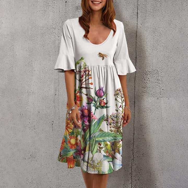 Women's Floral Summer Midi Dress
