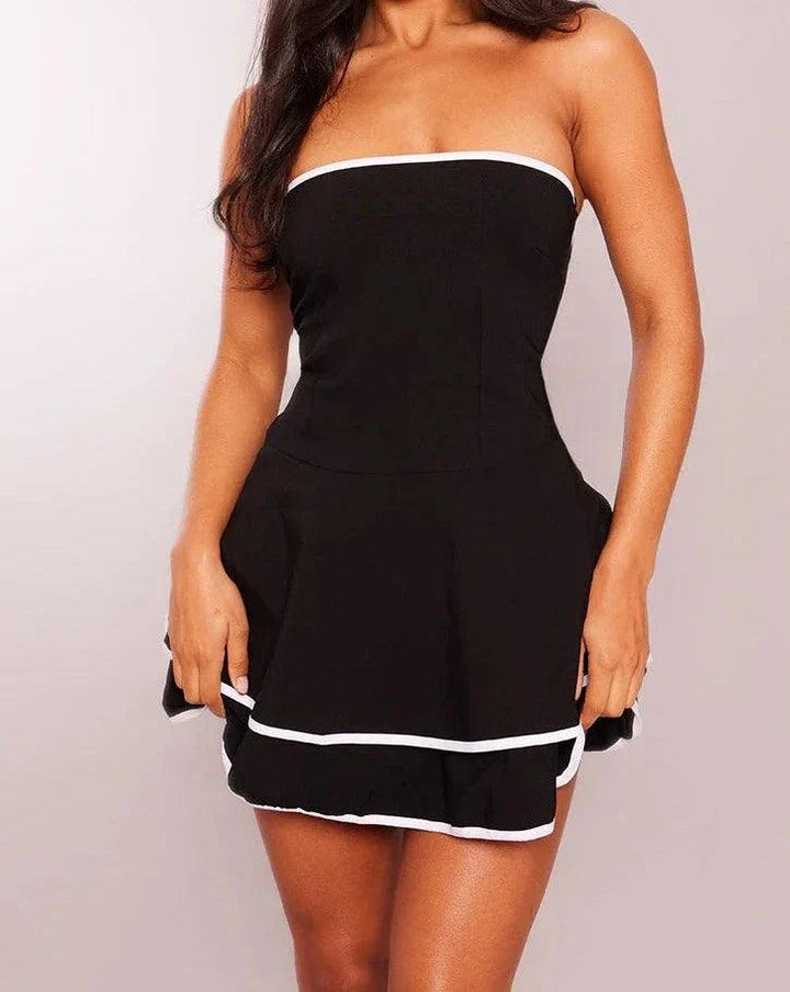 Women's Contrast Panel Dress