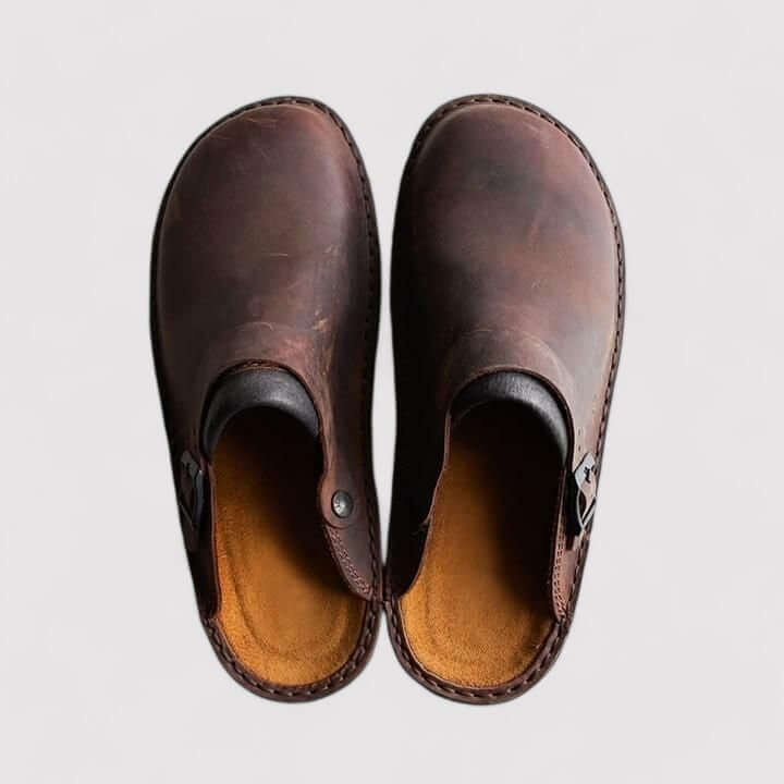 Orthopaedic Leather Shoes-Slippers