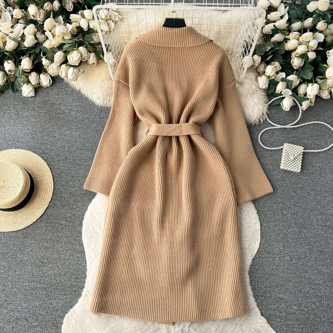 Women's Long Knit Cardigan