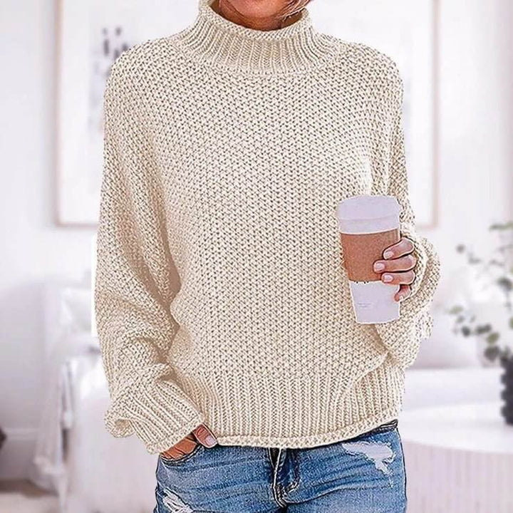 Chunky Knit Turtleneck Sweater