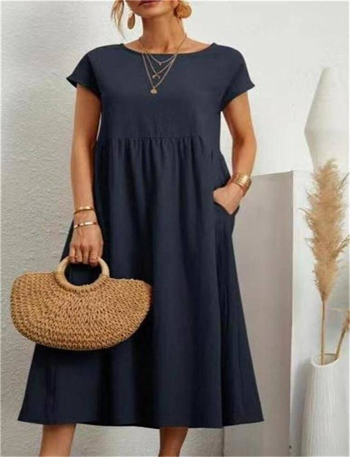 Lightweight Sleeveless Midi Summer Dress