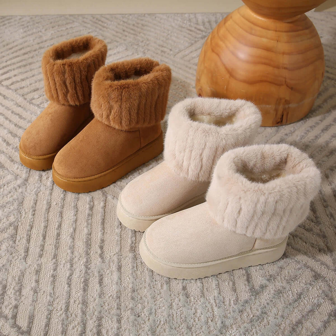 Women's Warm Fur Lined Winter Boots