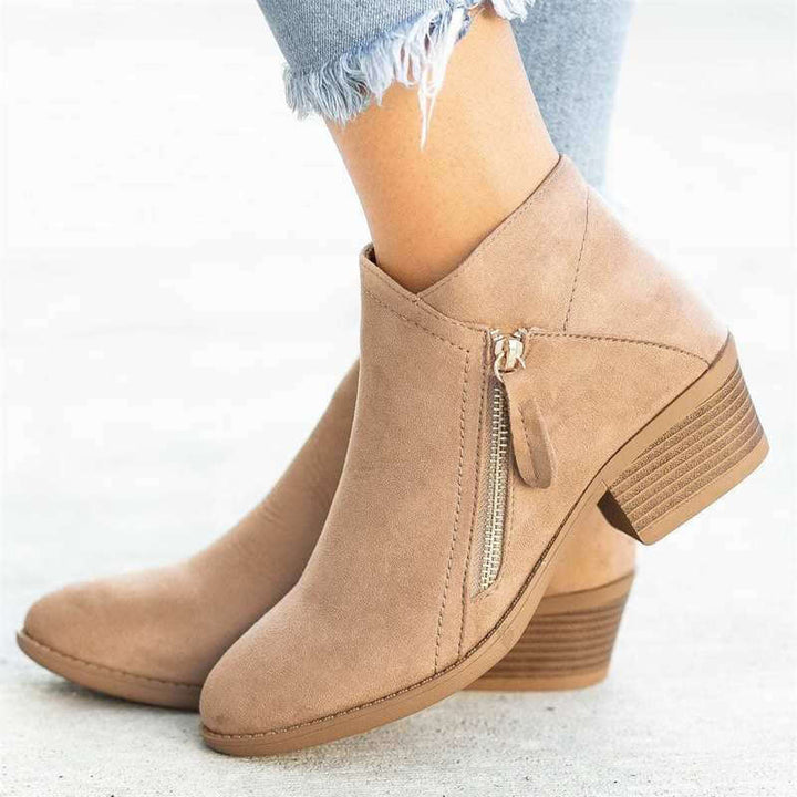 Women's Leather Ankle Boots