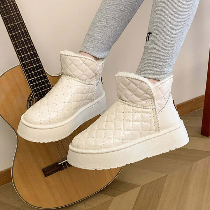 Women's Waterproof Chunky Sole Ankle Boots