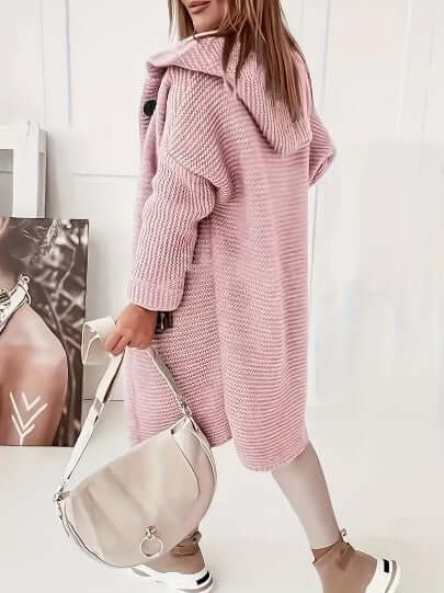 Women's Loose Hooded Cardigan