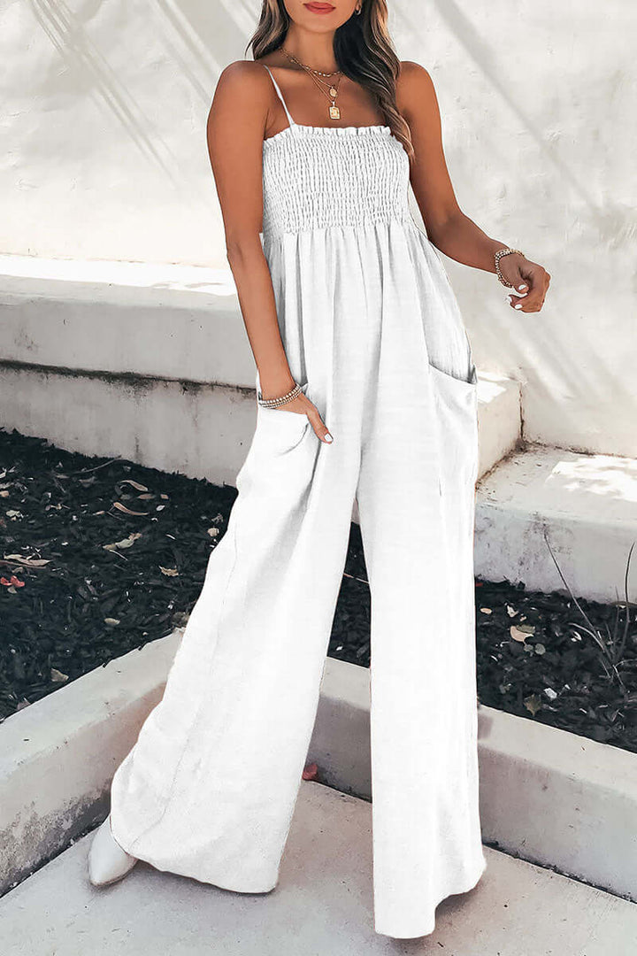 Relaxed Fit Spaghetti Strap Jumpsuit