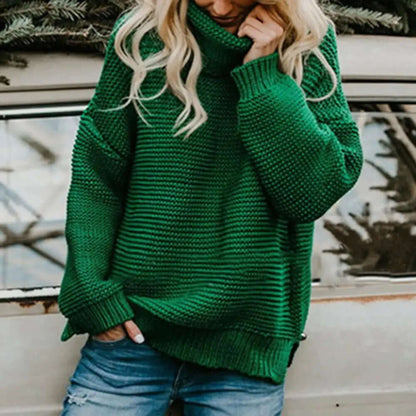 Women's Loose Roll Neck Sweater