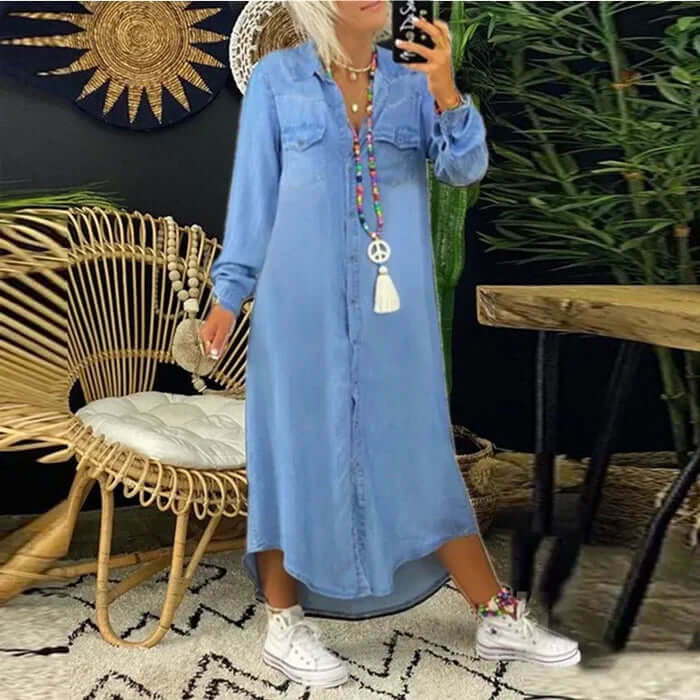 Women's Casual Denim Summer Dress